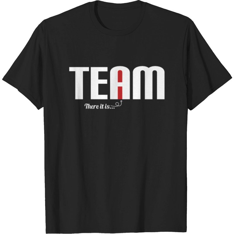 There It Is Team The I In The Team Hidden T-shirt for Men — Mens T Shirts