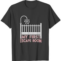 T-shirt Mon Premier Escape Room pour Hommes - Noir