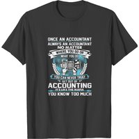 T-shirt Une fois comptable, toujours comptable pour hommes