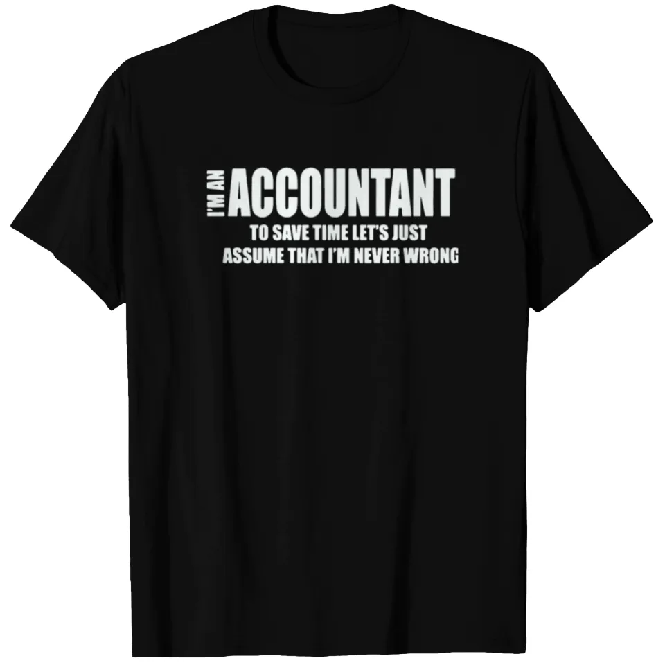 T-shirt Logo Comptable pour Hommes — T-shirts pour hommes