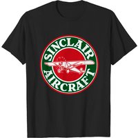 T-shirt Vintage Sinclair Aircraft Gasoline pour Hommes