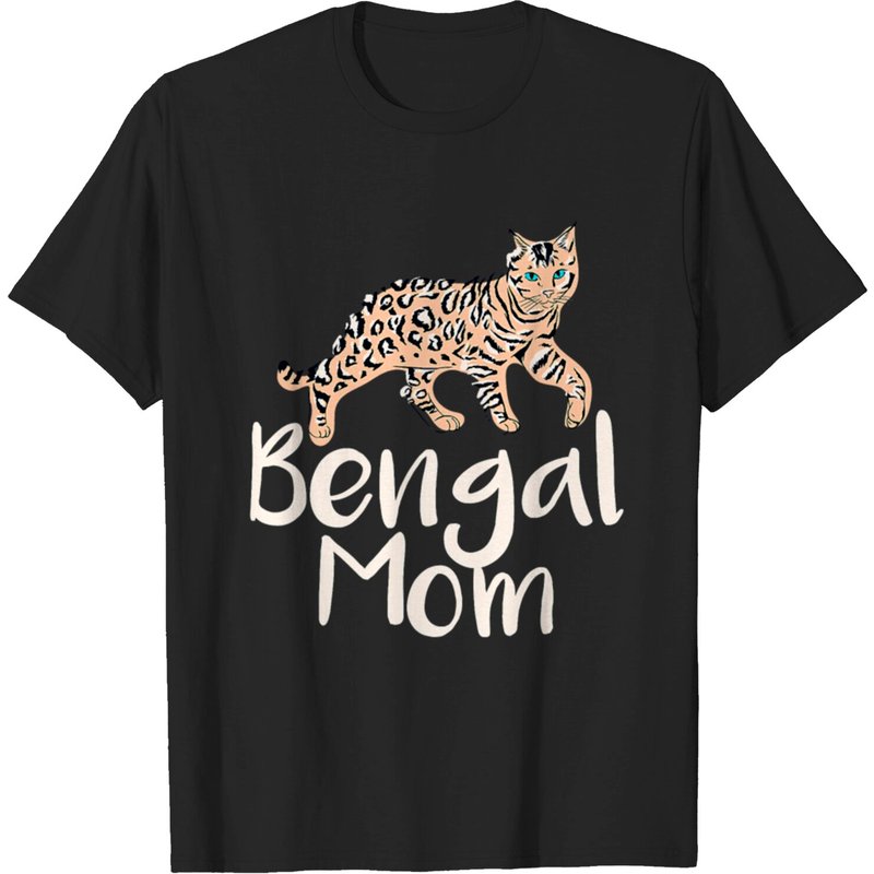 T-shirt Bengal Cat Mom pour hommes — T-shirts pour hommes