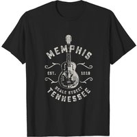 T-shirt Vintage Memphis Beale Street USA pour Hommes