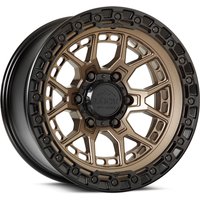 Roues Lock Offroad Commando Bronze Mat avec Anneau Noir - 20x10