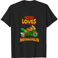 T-shirt de Moto pour Enfants - Course de Rue