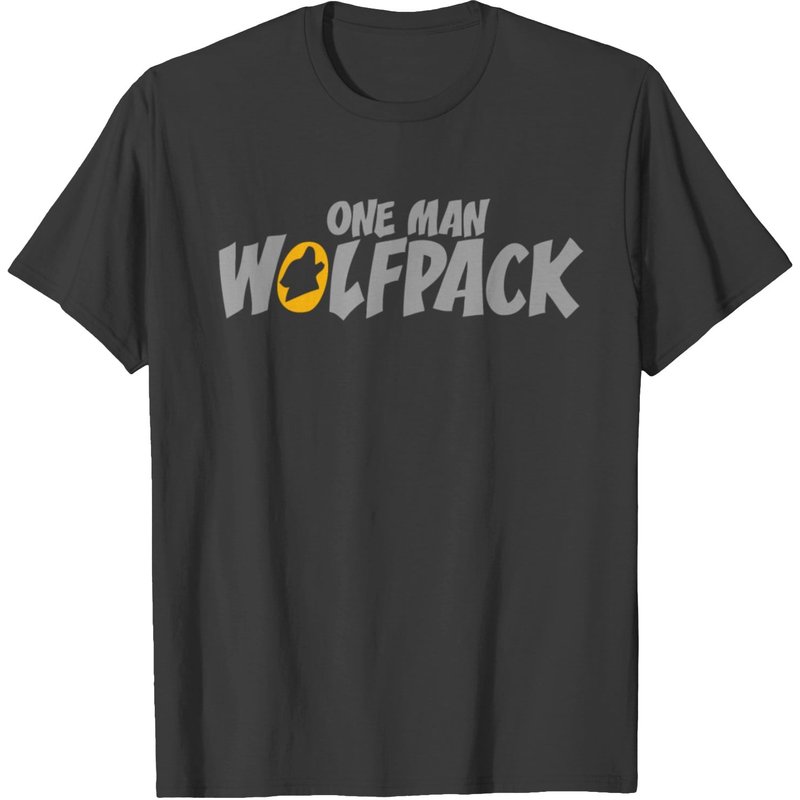T-shirt Wolfpack One Man Wolfpack — T-shirts pour hommes