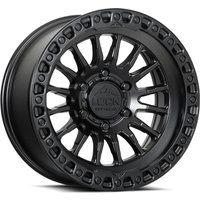 Roues Lock Offroad Grit Noir Mat avec Anneau Noir Mat - 17x8.5