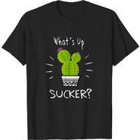T-shirt pour hommes What’s Up Sucker XX13417CP en noir — T-shirts pour hommes