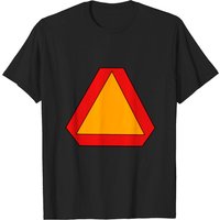 Slow Moving Vehicle Sign T-shirt for Men