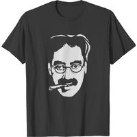 T-shirt pour hommes Groucho Marx en noir — T-shirts pour hommes