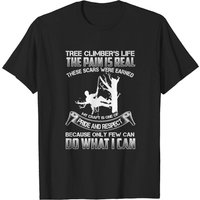T-shirt Tree Climber Life The Pain Is Real pour hommes — T-shirts pour hommes