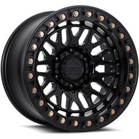Lock Offroad Invader Beadlock Wheels Matte Black 17x9 5x127 -12 — Wheels & Rims