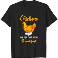 T-shirt Chickens L'animal qui fait des petits-déjeuners pour hommes