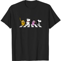 T-shirt pour hommes Dogs On Abbey Road en noir