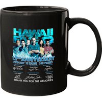 Hawaii Five O TV Show 12 Years Signatures Ceramic Mug