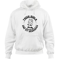 Hoodie Unisexe "Thick Girls Are My Weakness" en Vert Militaire — Sweats à capuche pour hommes
