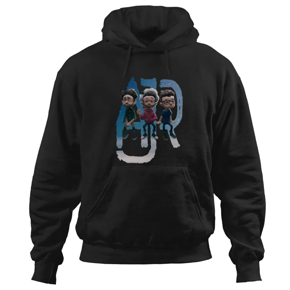Hoodies Unisex AJR en Noir — Sweats à capuche pour hommes