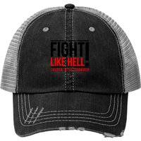 Fight Like Hell Louder With Crowder Trucker Hat — Baseball Cap