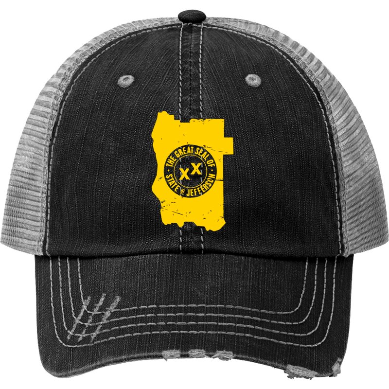 Casquette Trucker Unisexe État de Jefferson — Casquette de baseball