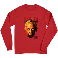 T-Shirt à Manches Longues Dennis Rodman Rodzilla The Worm