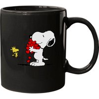 Snoopy and Woodstock Hugging Ceramic Mug