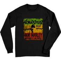 T-shirt à manches longues officiel Bob Marley Movement pour unisexe