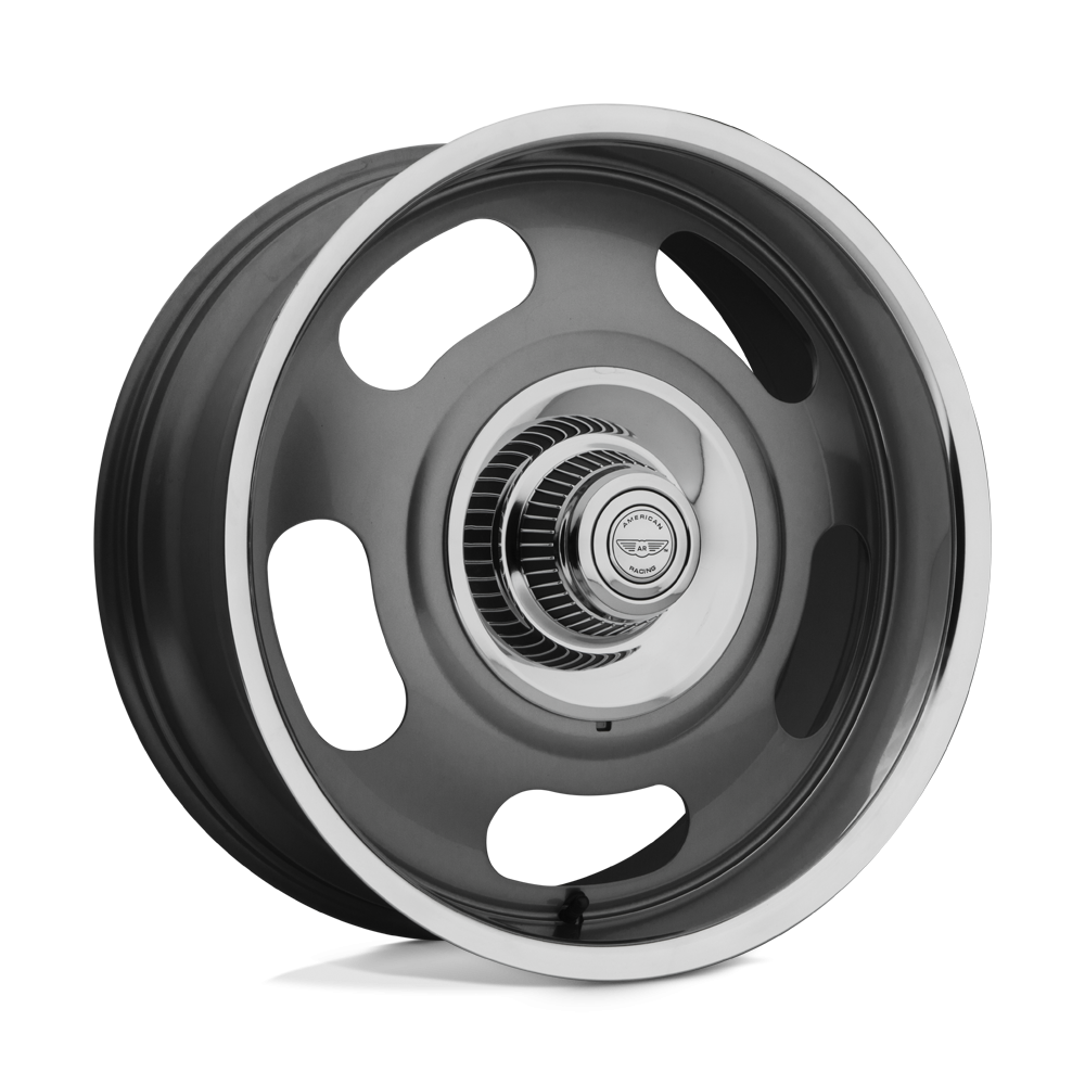 American Racing Vintage VN506 MAG Gris Centre Poli LP Roues 20X9.5 0mm Offset 6X139.7 BP