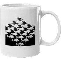 MC Escher Sky and Water I 1938 Mugs — Mugs & Tumblers