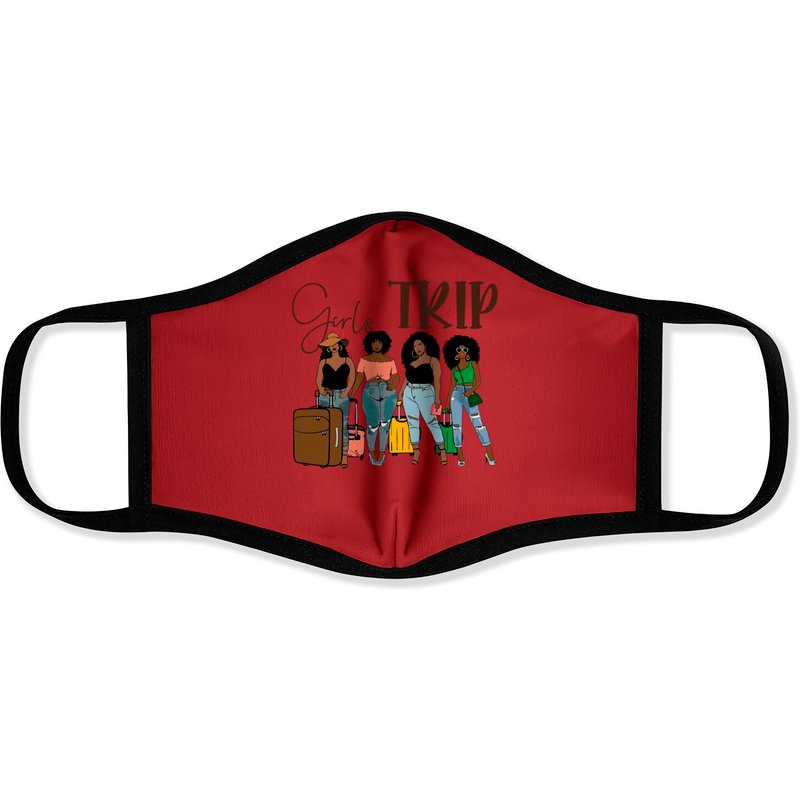 Girls Trip Black Women Queen Melanin Face Masks — Cloth Face Masks