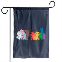 Progress Pride Puppies Garden Flags - Double-Sided Print — Decorative Flags
