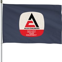 Vintage Style Allis Chalmers Tractor House Flag — Decorative Flags