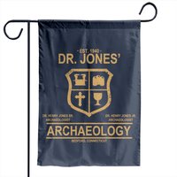 Dr. Jones' Archaeology Indiana Jones Garden Flags — Decorative Flags