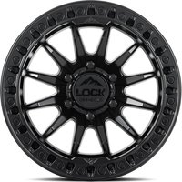 Roues Lock Offroad Trail Noir Mat - 20x10 - Motif de boulon 6x135