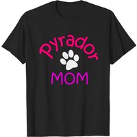 Pyrador Mom Dog Paw T-Shirt for Men in Black — Mens T Shirts