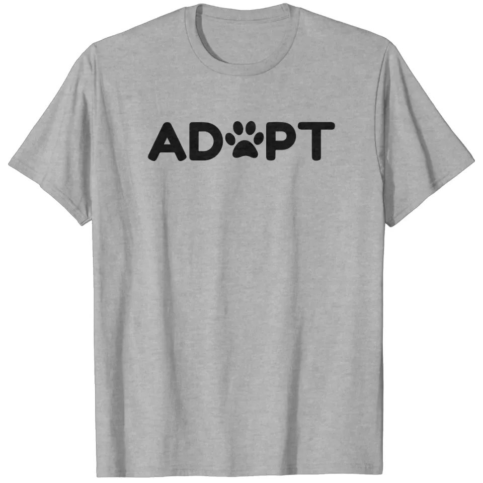 Adopt A Dog Paw T-shirt for Men