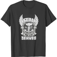 Navy Veteran Day T-Shirt for Men - Crest and Country Design — Mens T Shirts