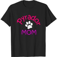 Pyrador Mom Dog Paw T-shirt for Men in Black — Mens T Shirts