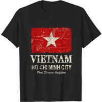 Vietnam Flag Vintage Look T-Shirt for Men — Mens T Shirts