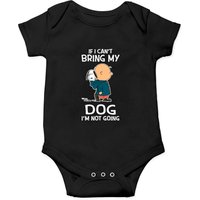 Si Je Ne Peux Pas Amener Mon Chien Je Ne Viens Pas Onesie — Bodys bébé