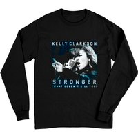 T-shirt à manches longues unisexe Kelly Clarkson en noir — T-shirts pour hommes
