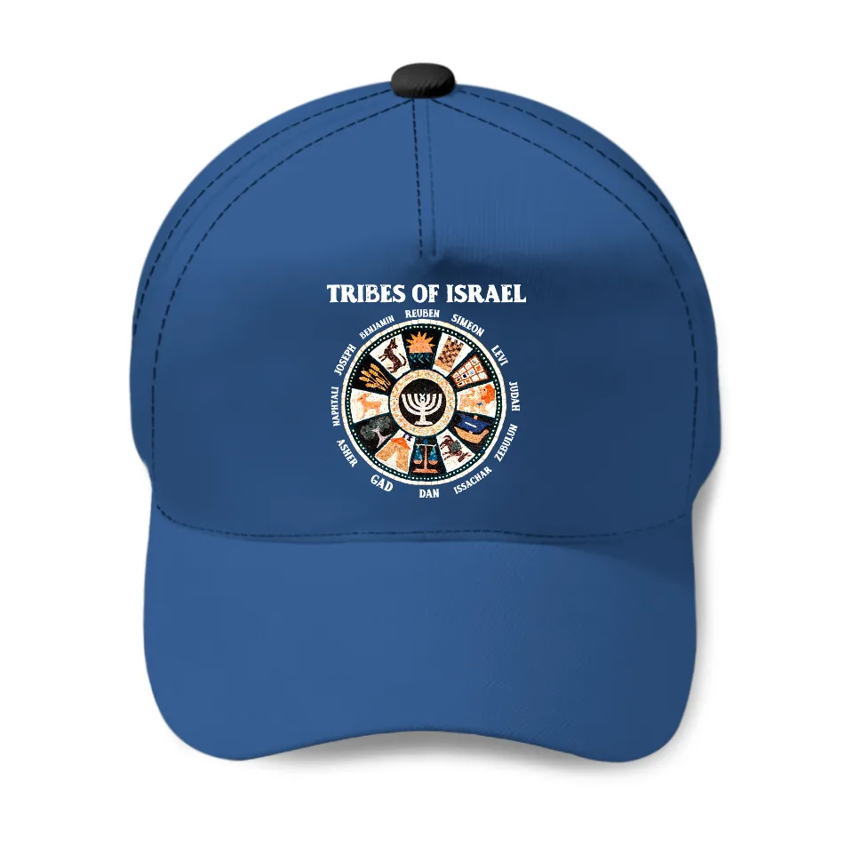 12 Tribes of Israel Hebrew Israelite Judah Jerusalem Baseball Cap — Baseball Cap
