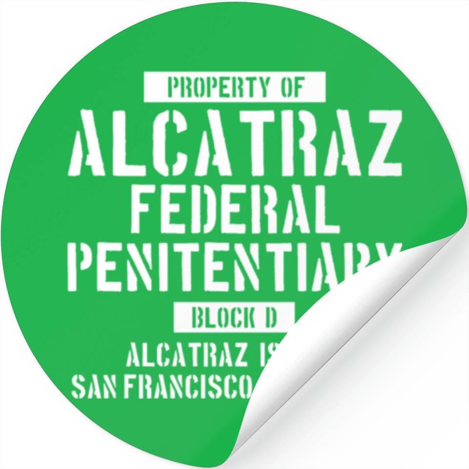 Alcatraz State Penitentiary 1934 San Francisco Stickers — Stickers & Decals