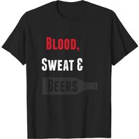 T-shirt Blood Sweat And Beers pour hommes