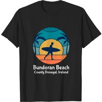 T-shirt de Surf pour Hommes Bundoran Beach County Donegal Ireland — T-shirts pour hommes