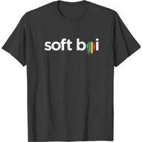 T-shirt Soft Boi pour hommes en noir