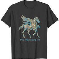 T-shirt pour hommes Pegasus Mysticus en noir — T-shirts pour hommes