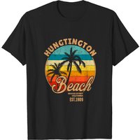 T-shirt pour hommes Huntington Beach Orange County California Design F