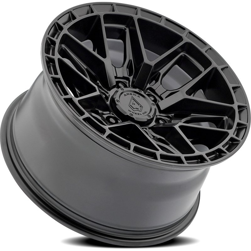 Arena Wheel Battle Satin Black - 17x9 - 6x139.7 Bolt Pattern — Wheels & Rims