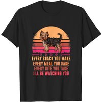 T-shirt Yorkshire Terrier Every Snack You Make Every Meal pour hommes — T-shirts pour hommes