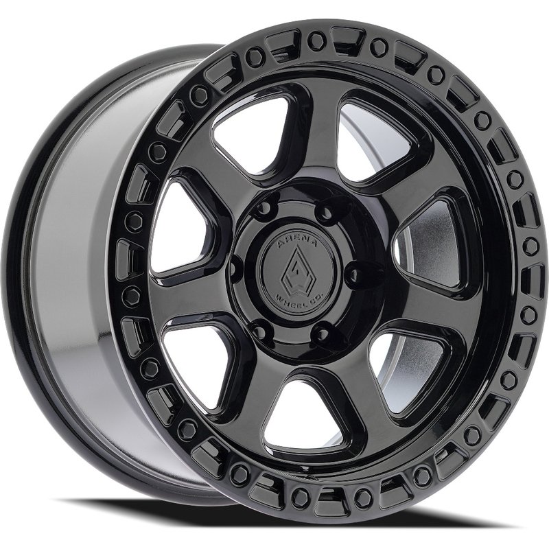 Arena Throttle Gloss Black Wheels - 18x9 - 5x127 Bolt Pattern — Wheels & Rims